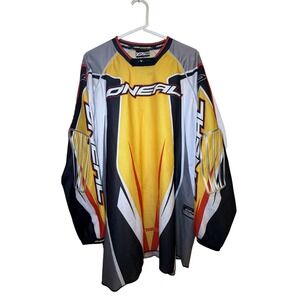 Vintage‎ Oneal O'NEAL MX Air wear BMX MX Motocross XXL Jersey Reinforced Elbow
